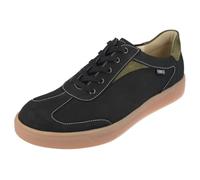Finn Comfort, Herren - Sneaker, Modell: Interlagos (schwarz/Olive, EU Schuhgrößensystem, Erwachsene, Herren, Numerisch, M, 43)