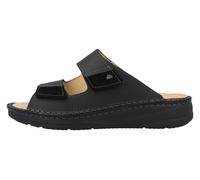 Finn Comfort Pantolette Psara Herren FinnMellow Weichfussbett Sirio Velour Schwarz Größe 43