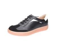 Finn Comfort Sneaker Interlagos Schwarz/Weiß Leder (velour/nube/clio) Damen Gr. 41 EU / UK 7,5