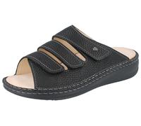 Finn Comfort Keros Herren Hausschuhe Pantolette schwarz Rabo Nubukleder