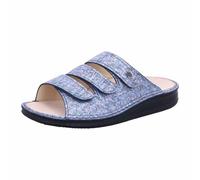 Finn Comfort Pantolette Korfu – Damen Leder (Sierra) Blau – Größe 41 EU