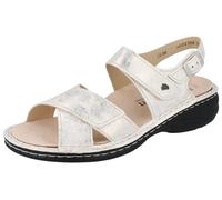 FINN Comfort Linosa Damen Sandalen Sommersandale creme gold oro Glattleder