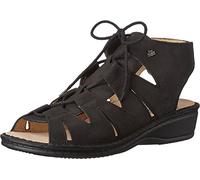 Damen Finn Comfort Komfort Sandalen schwarz Malaga schwarz 37