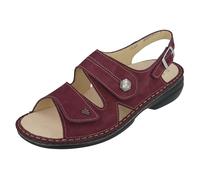 Finn Comfort Sandale Milos Rumba Violett - lose Einlage, Nubukleder, Gr. 37 EU