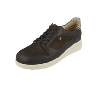 FinnComfort Mogan Mole/Safari (Braun) - Schnürschuh mit loser Einlage - Damenschuhe Bequeme Schnürschuhe, Braun, leder (neymar/nubuk/leo) für Damen, braun, Gr. 38 EU / 5 UK