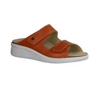 Finn Comfort Morelia Mandarine - Pantolette - Damenschuhe Pantolette/Zehentrenner, Mehrfarbig, Leder (nube), Gr. 40 EU