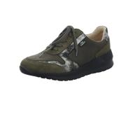 FinnComfort Mori Olive/Moh (Grün) - Schnürschuh mit loser Einlage - Damenschuhe Bequeme Schnürschuhe, Grün, leder/textil (nubuk/magmastretch/tempesta) für Damen, grün, Gr. 40 ½ EU / 7 UK