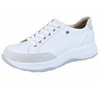 FinnComfort Nottingham Weiss (weiß) - Bequemschuh - Herrenschuhe Sneaker / Schnürschuh, Weiß, leder (soft/nappa) für Damen, weiß, Gr. 40 ½ EU / 7 UK