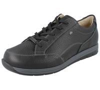 Finn Comfort Osorno Herren Halbschuhe Black Rabo genarbtes Glattleder (EU Schuhgrößensystem, Erwachsene, Herren, Numerisch, X-Weit, 45)