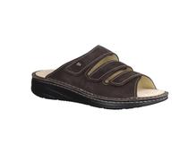 Finn Comfort Pantolette 1702-390519, Nubukleder, Braun, Extra weiches Fußbett zum Wechseln Braun Gr. 46