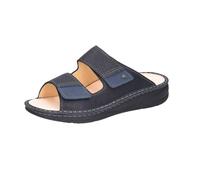 Finn Comfort Pantolette Psara 1700-903173, Glattleder, Navy - Blau, Extra weiches Fußbett zum Wechseln Blau Gr. 40