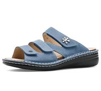 Finn Comfort Pantoletten bequem bis 30 mm Gr.40, Blau