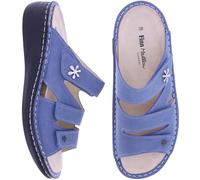 Finn Comfort Pantoletten bequem bis 30 mm Gr.41, Blau