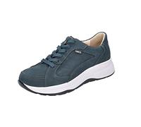 FINN COMFORT FINNCO Piccadilly Damen Herren Schnürschuhe petrol Nubukleder UK 9,5 Blau Unisex