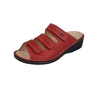 FINN COMFORT Pisa Damen Pantolette rot Glattleder 42 Rot Damen