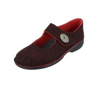 Finn Comfort Damen Hausschuh Ramsau geschlossen Rot Größe 39 EU