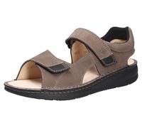 Finn Comfort Skiathos Herren Sandale beige oxide schwarz Tango Buggy Nubukleder