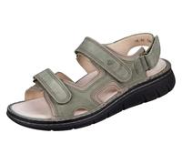 Finn Comfort Wanaka-Soft Farn/Sand (Grün) - Sandale mit loser Einlage - Damenschuhe Sandale bequem/lose Einlage, Grün, leder (dosel), Gr. 40 EU