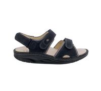 Finn Comfort Yuma Sandale (Finnamic), Nubukleder, Night/Mouse (dunkelblau) 1561-902560 Gr. 45