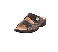 FINN COMFORT Zeno grey/schwarz Zebra/NappaSeda/Stretch 41 Schwarz Damen