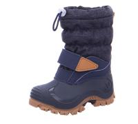 Lurchi Jungen Finn Schneestiefel, Blau Navy 49, 26 EU