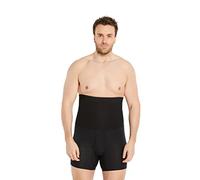FINN Shapewear Herren Boxershorts - Bodyshaper Mieder mit Bauchweg Effekt - Figurformende Unterhose für Männer - Stützende Shaping Shorts aus Baumwolle für Bauch und Hüfte Schwarz 3XL
