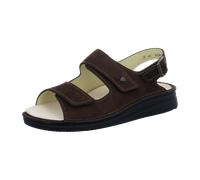 FINN COMFORT Benin Herren Sandale dunkelbraun Fettnubukleder 43 Braun Herren