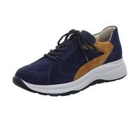 FinnComfort Finn Comfort FINNCO Piccadilly Herren Schnürhalbschuhe blau Indigo Velouleder