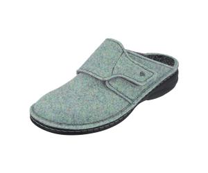 FinnComfort Goms Opal (Hellblau) - offener Hausschuh - Haus - hüttenschuhe Damen Hausschuhe, Blau für Damen, grün, Größe 40 EU