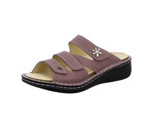 FinnComfort Grenada Rose - Pantolette - Passformübersicht Marken FinnMellow, Mehrfarbig, leder (streetnubuk) für Damen, rosa, Größe 37 EU