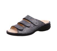 FinnComfort Hellas Platin (Grau) - Pantolette - Marken, Grau, leder (magila) für Damen, grau, Größe 38 EU
