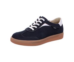 FinnComfort Interlagos Nautic/Weiß (Dunkelblau) - Sneaker - Marken, Blau, leder (nubukvienna/clio) für Herren, schwarz, Größe 40 ½ EU / 7 UK