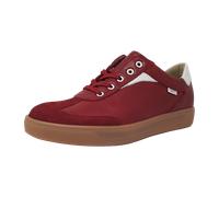 FinnComfort Interlagos Pomodore/Weiß (Rot) - sportlicher Schnürschuh - Marken, Rot, leder (velour/nube/clio) für Damen, rot, Größe 39 EU / 6 UK
