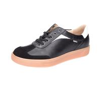 FinnComfort Interlagos Schwarz/Weiß - Sneaker - Herrenschuhe Sneaker / Schnürschuh, Schwarz, leder (velour/nube/clio) für Damen, schwarz, Größe 47 EU / 12 UK