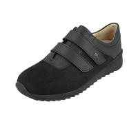 FinnComfort Ivrea Nero/black (Schwarz) - Slipper mit loser Einlage - Marken, Schwarz, leder (stretchpearl/sirio) für Damen, schwarz, Größe 40 ½ EU