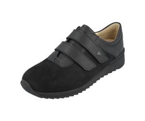 FinnComfort Ivrea Nero/black (Schwarz) - Slipper mit loser Einlage - Marken, Schwarz, leder (stretchpearl/sirio) für Damen, schwarz, Größe 40 ½ EU