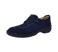 FinnComfort Lexington Indigo (Dunkelblau) - Schnürschuh mit loser Einlage - Damenschuhe Bequeme Schnürschuhe, Blau, leder (velour) für Damen, blau, Größe 38 EU