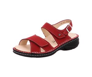 FinnComfort Linosa 02621-007094 chili Nubuk für Damen, rot, Größe 36 EU