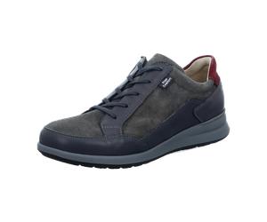 FinnComfort Lisboa Anthrazit (grau) - Schnürschuh mit loser Einlage - Marken, Grau, leder (ancona) für Damen, grau, Größe 37 EU / 4 UK