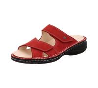 FinnComfort Melrose Chilli (Rot) - Pantolette - Damenschuhe Pantolette / Zehentrenner, Rot, leder (nubuk) für Damen, rot, Größe 37 EU