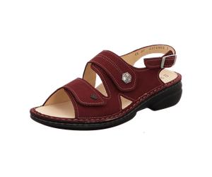 FinnComfort Milos Rumba (Violett) - Sandale mit loser Einlage - Marken, Mehrfarbig, leder (nubuk) für Damen, rot, Größe 42 EU