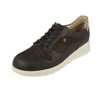 FinnComfort Mogan Mole/Safari (Braun) - Schnürschuh mit loser Einlage - Damenschuhe Bequeme Schnürschuhe, Braun, leder (neymar/nubuk/leo) für Damen, braun, Größe 39 EU / 6 UK
