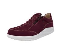 Finn Comfort Halbschuh Otaru 2913-007527, Finnamic Abrollsohle, Nubukleder, Dunkelrot, Weiche Fußbettung zum Wechseln Rot Gr. 39 1/2