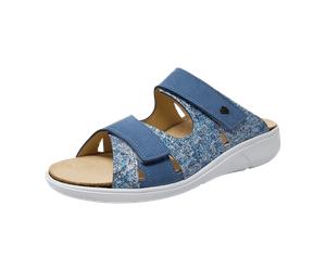 FinnComfort Palau Sky/Cielo (hellblau) - Pantolette - Marken, Blau, leder (ariell/nubuk) für Damen, blau, Größe 38 EU