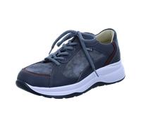 FinnComfort Piccadilly Anthrazit/Bordo/Carbon (grau) - Schnürschuh mit loser Einlage - Damenschuhe Bequeme Schnürschuhe, Grau, leder (roxy/luuna/velour) für Damen, grau, Größe 37 ½ EU / 4,5 UK