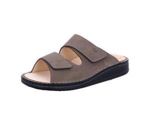 FinnComfort Riad Oxide (Beige) - Pantolette - Herrenschuhe Sandale / Pantolette, Beige, leder (tango) für Herren, grau, Größe 44 EU