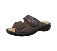 FINN COMFORT Sansibar Damen Pantolette grau Glattleder 41 Grau Damen