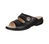 FinnComfort Sansibar Schwarz - Pantolette - Marken, Schwarz, leder (nappaseda) für Damen, schwarz, Größe 34 EU