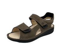 FinnComfort Skiathos Oxide/Schwarz (Braun) - Sandale - Marken, Braun, leder (tango/buggy) für Herren, braun, Größe 40 EU