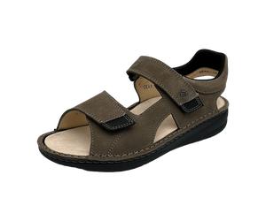 FinnComfort Skiathos Oxide/Schwarz (Braun) - Sandale - Marken, Braun, leder (tango/buggy) für Herren, braun, Größe 40 EU